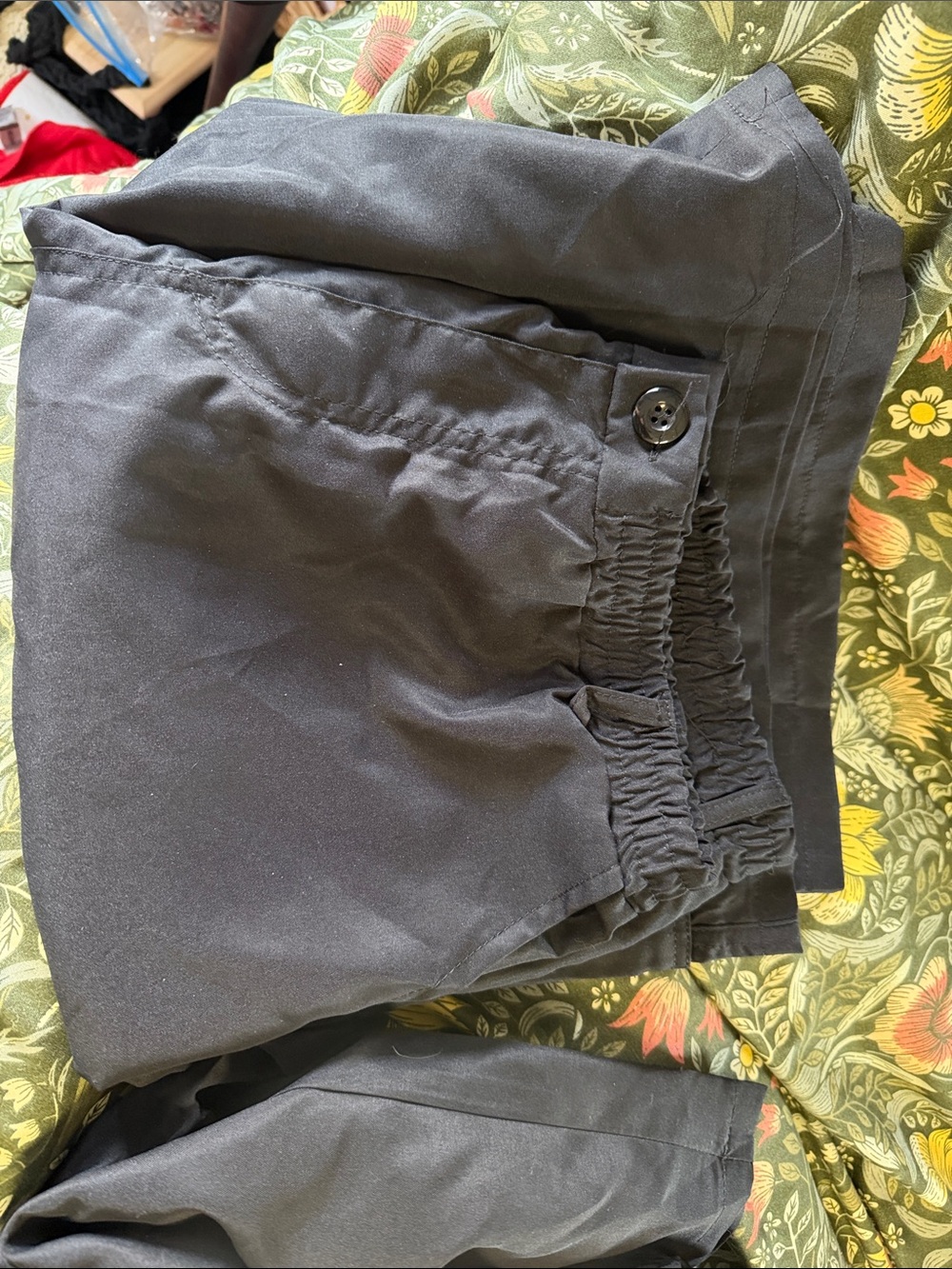 Men's Black Casual Drawstring Pants waist 40
